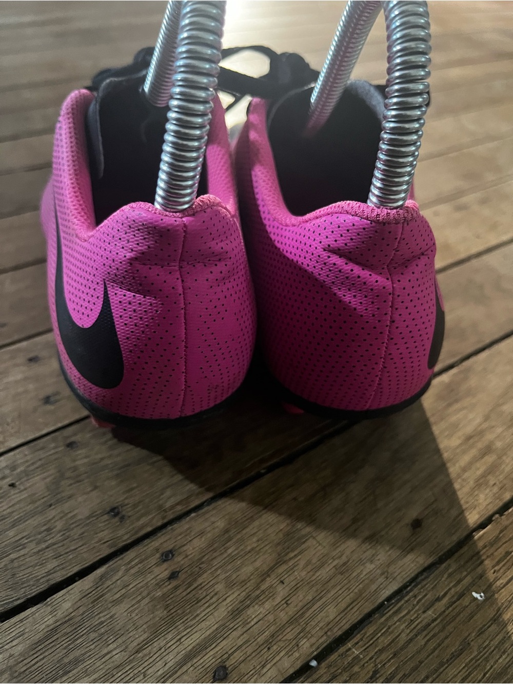 Nike Jr Bravata II FG Pink Black Soccer Cleats Youth 2Y Unisex - Picture 3 of 8